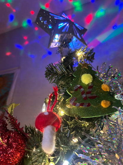 Felt Mushroom Ornaments 5 for $10