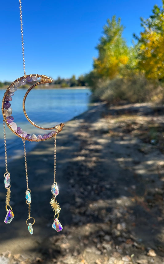 Amethyst Moon Sun-Catcher