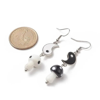 Ying Yang Earrings