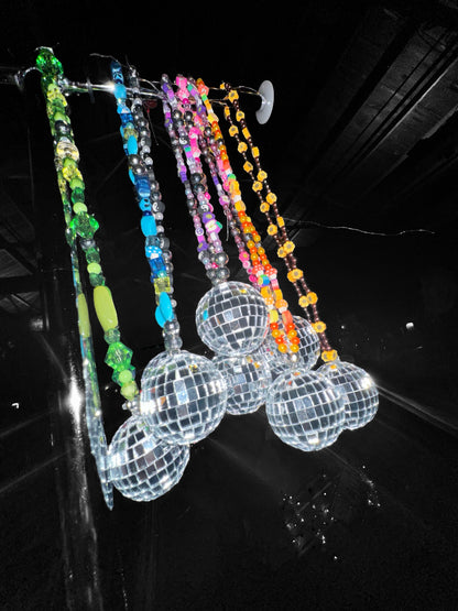 Disco-Ball Necklaces